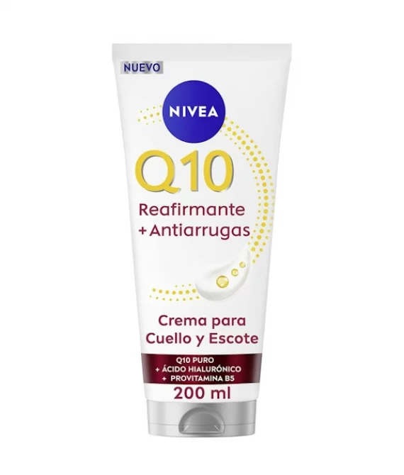 Crema Cuello y Escote Reafirmante Q10 Nivea 200 ml