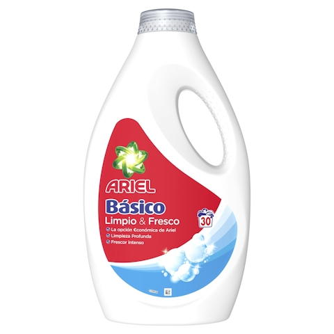 Detergente Líquido Básico Ariel 30 Lv