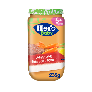 Tarrito Ternera Y Zanahoria Hero Baby 235 Gr