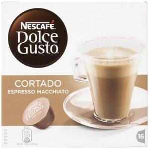 Café Cortado Espresso Macchiato Dolce Gusto 16 Cápsulas