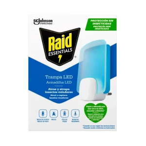 Trampa LED Insectos Voladores Raid