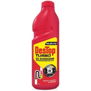Gel Desatascador Turbo DesTop 1 Lt