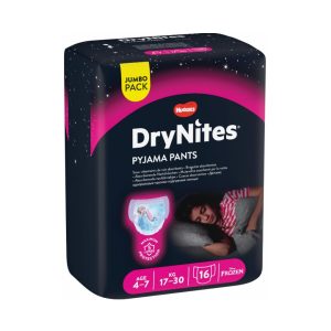 Braguitas Absorbentes Niñas 4-7 Años DryNites 16 Uds