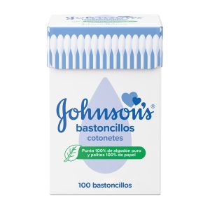 Bastoncillos Suaves Y Delicados Johnson's Baby 100 Uds