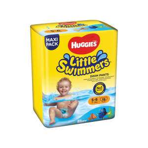 Pañales Bañador Talla 5-6 (12-18 Kg) Huggies Little Swimmers 19 Uds