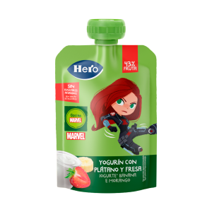 Bolsita Yogurín, Plátano Y Fresa Hero 100 Gr