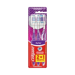Cepillo De Dientes Zig Zag Suave Colgate 3 Uds
