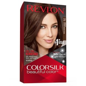 Tinte Permanente Sin Amoníaco Colorsilk Revlon N37 Chocolate