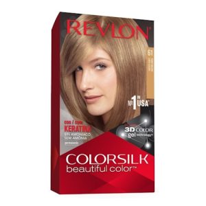 Tinte Permanente Sin Amoníaco Colorsilk Revlon N61 Rubio Oscuro
