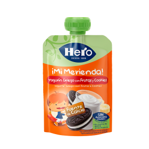 Bolsita Yogurín, Frutas Y Galletas Hero 100 Gr