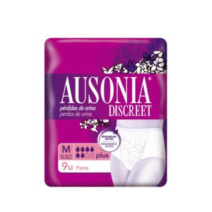 Pants De Incontinencia Plus Talla M Ausonia Discreet 9 Uds