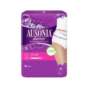 Pants De Incontinencia Plus Talla Grande Ausonia Discreet 8 Uds