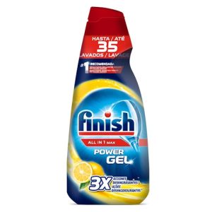 Lavavajillas Power Gel Todo En 1 Max Limón Finish 35 Lv