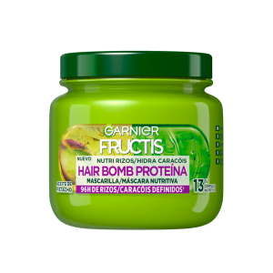 Mascarilla Hair Bomb Proteína Nutri Rizos Fructis 320Ml