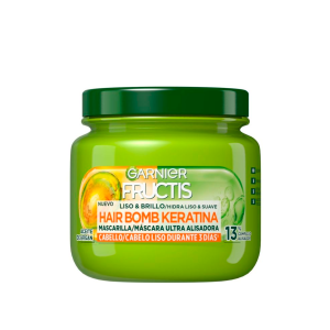Mascarilla Hair Bomb Keratina Liso & Brillo Fructis 300Ml