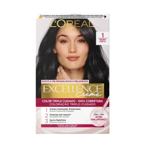 Tinte Permanente Excellence Creme L’Oréal Paris Triple cuidado