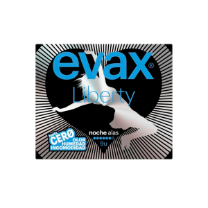 Compresas Con Alas Liberty Noche Evax 9 Uds