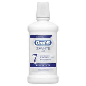 Enjuague Bucal Oral-B 3D White Lux Perfection Botella 500Ml