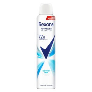 Desodorante Spray Advanced Protection Cotton Dry 72H Rexona 200Ml