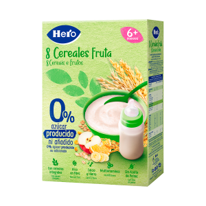 Papilla 8 Cereales Fruta Hero Baby 340 Gr