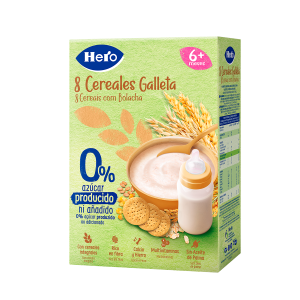Papilla 8 Cereales Galleta Hero Baby 340 Gr
