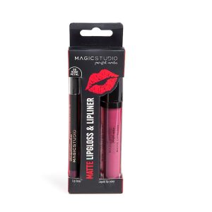 Pack Brillo De Labios Mate Y Lápiz De Labios Magic Studio