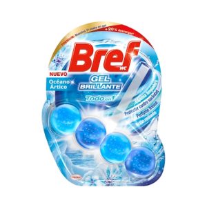 Desinfectante WC Colgador Gel Brillante Océano Ártico Bref