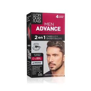 Gel-Crema Colorante Men Advance Llongueras 5 Castaño Claro