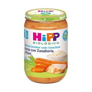 Tarrito Arroz Con Zanahoria Y Pavo Hipp Bio 220Gr