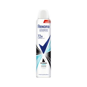 Desodorante Spray Mujer Advance Invisible Aqua Rexona 200Ml