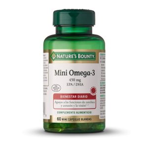 Mini Omega-3 450 Mg EPA/DHA Nature's Bounty 60 Cápsulas
