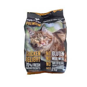 Pienso Gatos Premium 70% Pollo Nutri Pet 1Kg