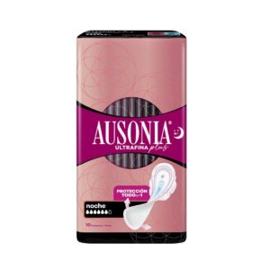 Compresas Ultrafinas Plus Con Alas Noche Ausonia 10 Uds