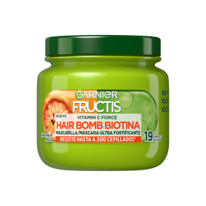 Mascarilla Hair Bomb Biotina Vitamina C Fructis 320Ml