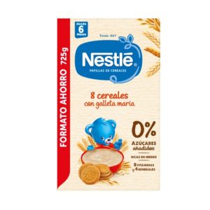 Papilla 8 Cereales Con Galleta María Nestlé 725Gr