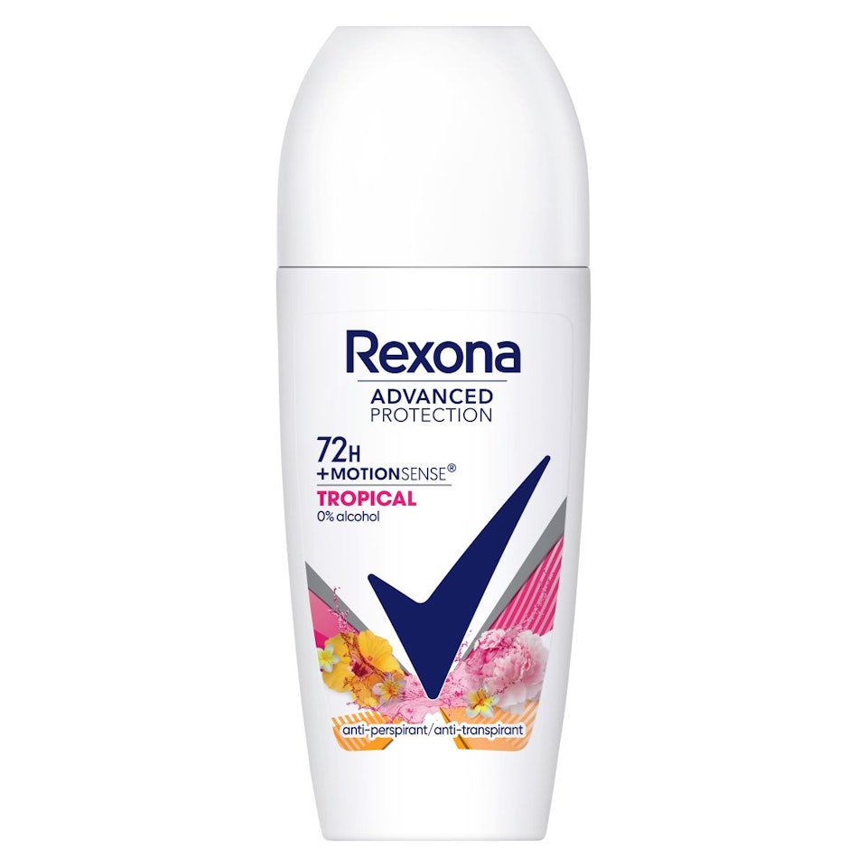 Desodorante Roll-On Tropical Advanced Protection Rexona 50Ml