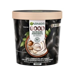 Tinte Permanente Sin Amoníaco Garnier Good N2 Negro Trufa