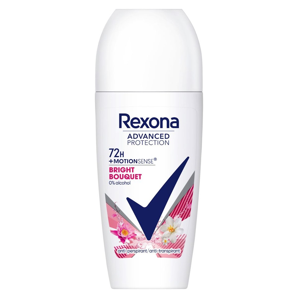 Desodorante Roll-On Bright Bouquet Advanced Protection Rexona 50Ml