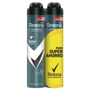 Desodorante Advanced Men Invisible B&W Rexona 2X200Ml