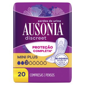 Compresas De Incontinencia Mini Plus Ausonia Discreet 20 Uds