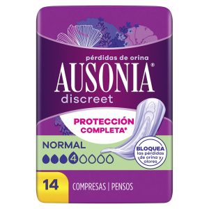 Compresas De Incontinencia Normal Ausonia Discreet 14 Uds