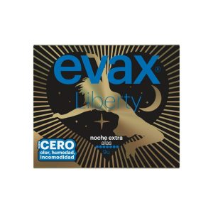 Compresas Liberty Noche Extra Con Alas Evax 9 Uds