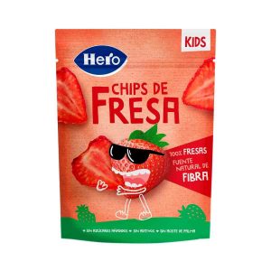 Snack Chips De Fresa Hero 12Gr