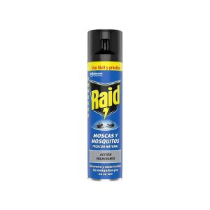 Insecticida Moscas Y Mosquitos Frescor Natural Raid 400Ml