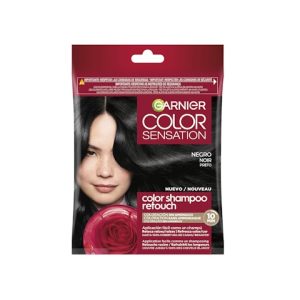 Tinte Semi Permanente Sin Amoníaco Color Shampoo Retouch Garnier N1 Negro
