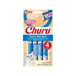 Snack Líquido Gatos Atún Churu Pack 4x14Gr
