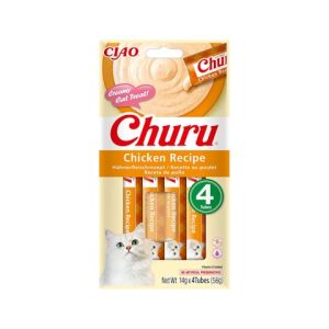 Snack Líquido Gatos Pollo Churu Pack 4x14Gr