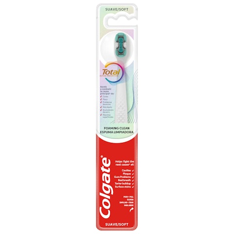 Cepillo De Dientes Espuma Limpiadora Suave Colgate