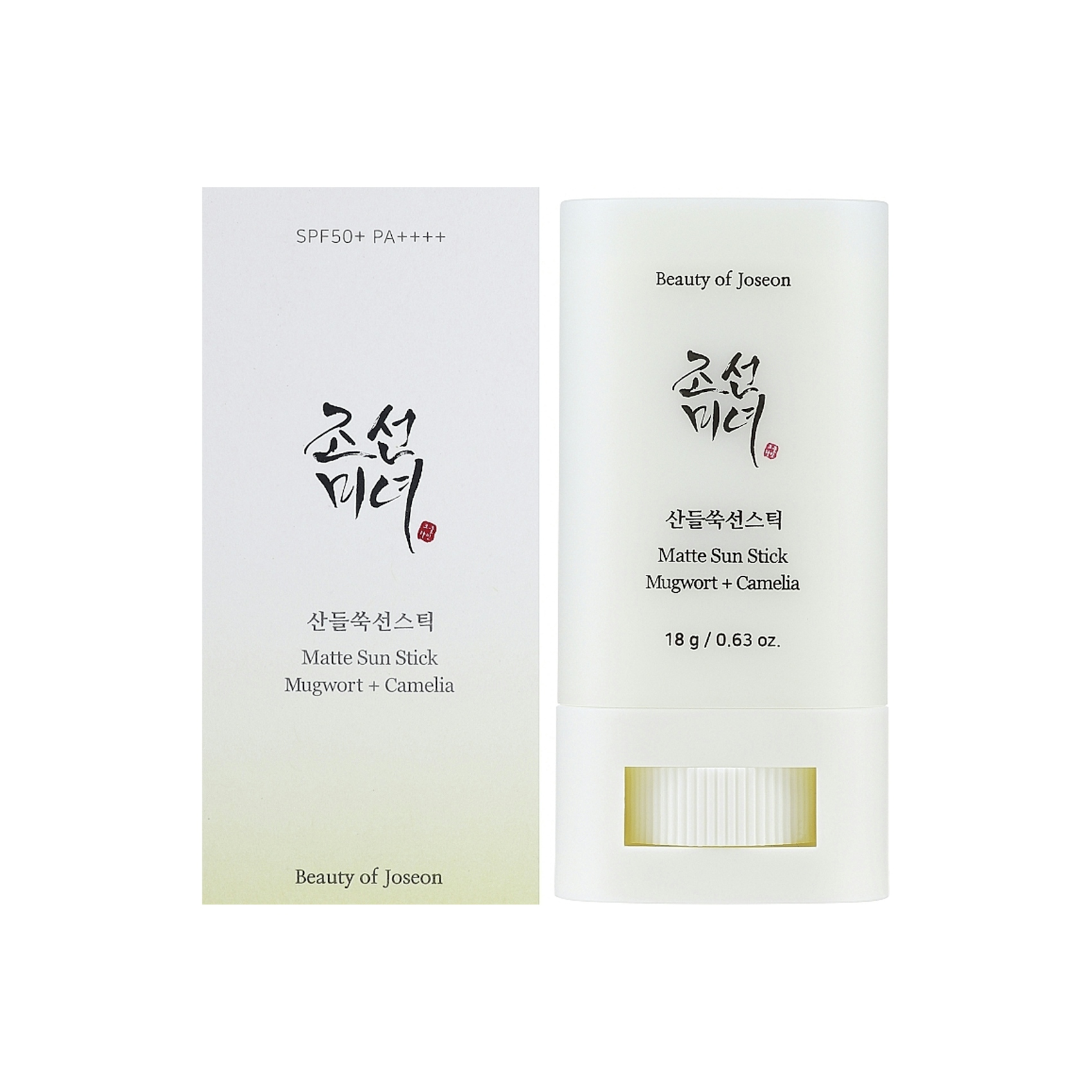 Stick Solar Facial Mugwort Y Camelia SPF 50+ Beauty Of Joseon 18G