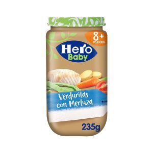 Tarrito Verduritas Con Merluza Hero Baby 235 Gr